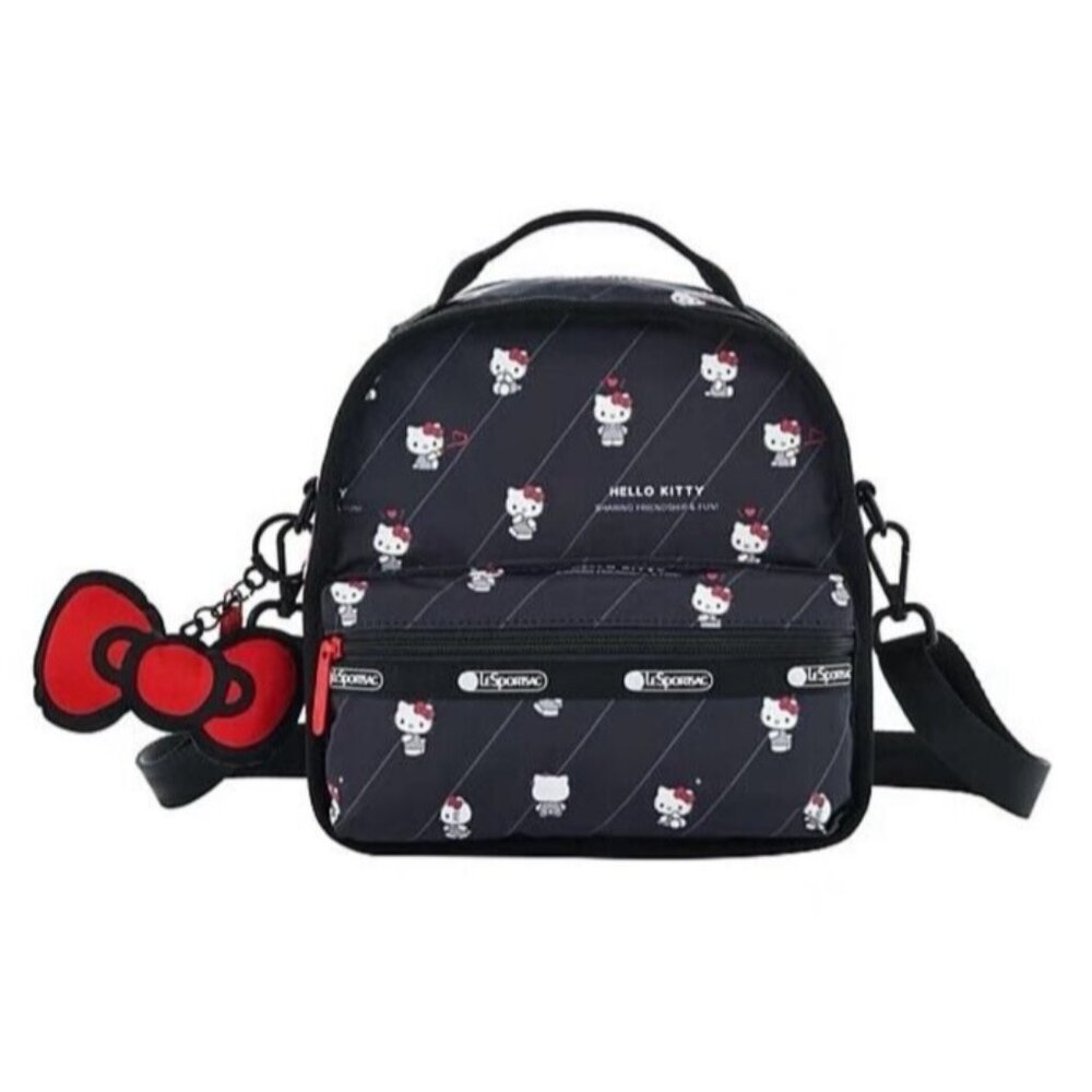 Lesportsac Hello Kitty Crossbody Bag Mini Backpack Purse Cartoon Gift